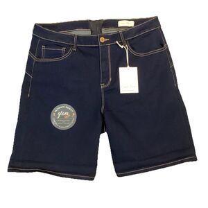 Copper Flash Women's high Rise Denim Shorts Size 18 W Plus size Stretchy Curvy